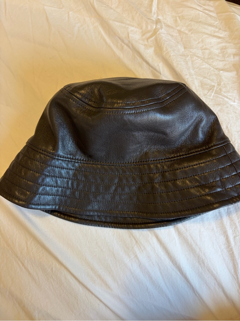 Babaton Vegan Leather Bucket Hat